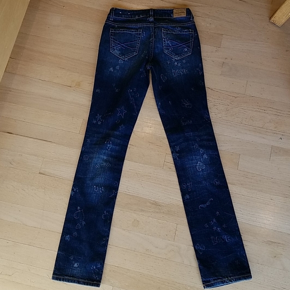 Jean Aéropostale Bayla Skinny Low Rise - Taille 8 Regular, Bleu, Neuf Avec étiquettes